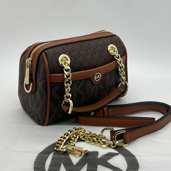 Michael Kors Double Chain Shoulder Bag – Elegant Statement Piece (2 Colors)