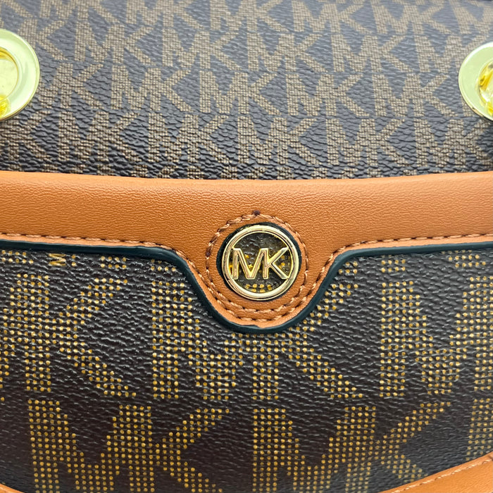 Michael Kors Double Chain Shoulder Bag – Elegant Statement Piece (2 Colors)