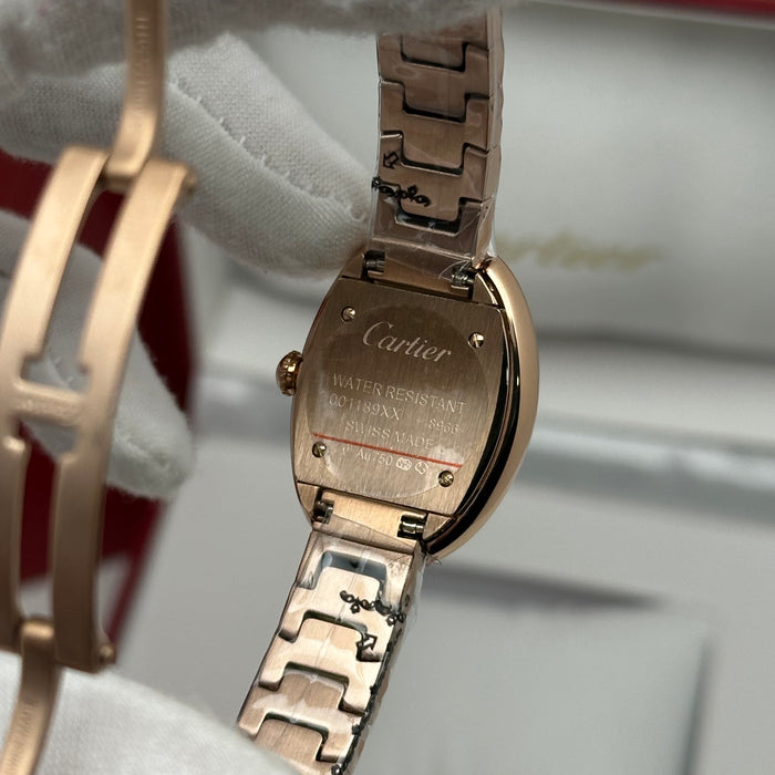 Cartier Baignoire Style Rose Gold Watch 22MM – Brown Dial Bracelet