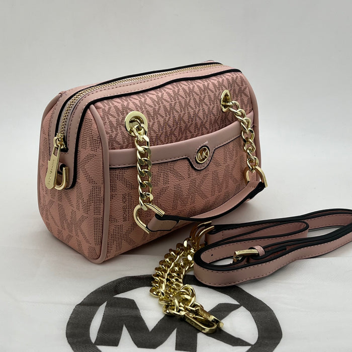 Michael Kors Double Chain Shoulder Bag – Elegant Statement Piece (2 Colors)
