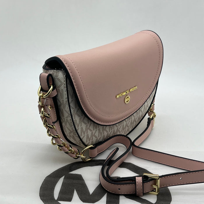 Michael Kors Half-Moon Crossbody Bag – Elegant Minimal Design (2 Colors)