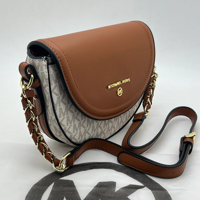 Michael Kors Half-Moon Crossbody Bag – Elegant Minimal Design (2 Colors)