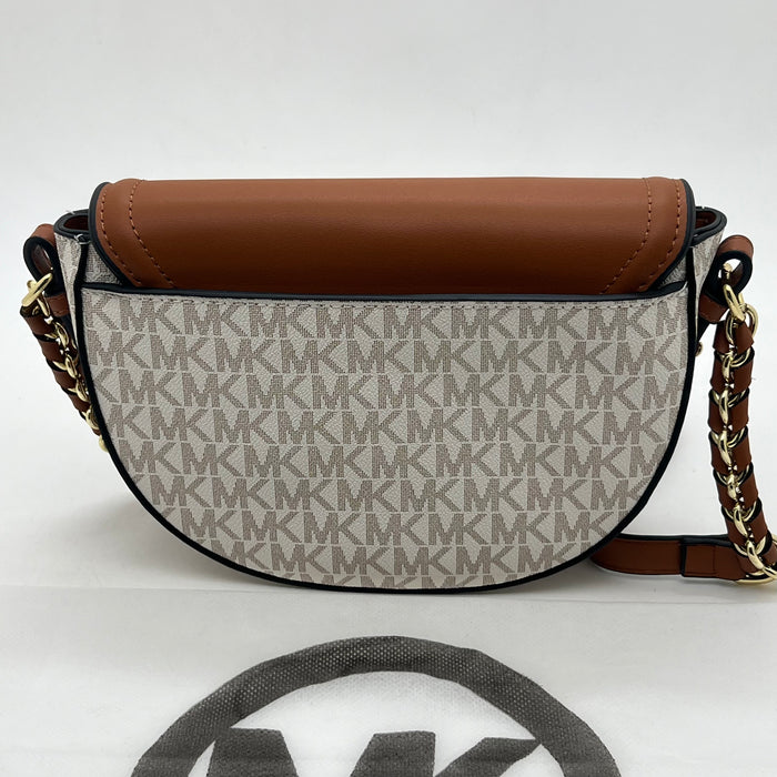 Michael Kors Half-Moon Crossbody Bag – Elegant Minimal Design (2 Colors)