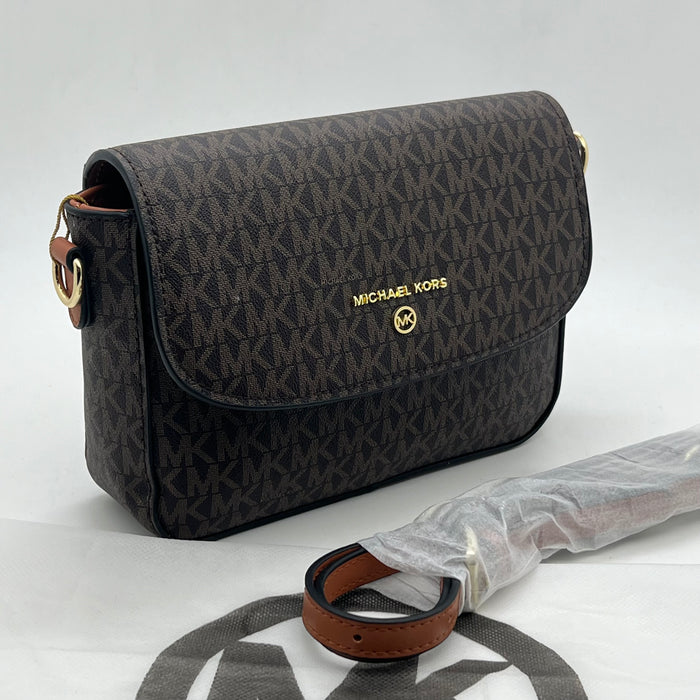 Michael Kors Classic Flap Crossbody – Timeless Signature MK Edition (5 Colors)