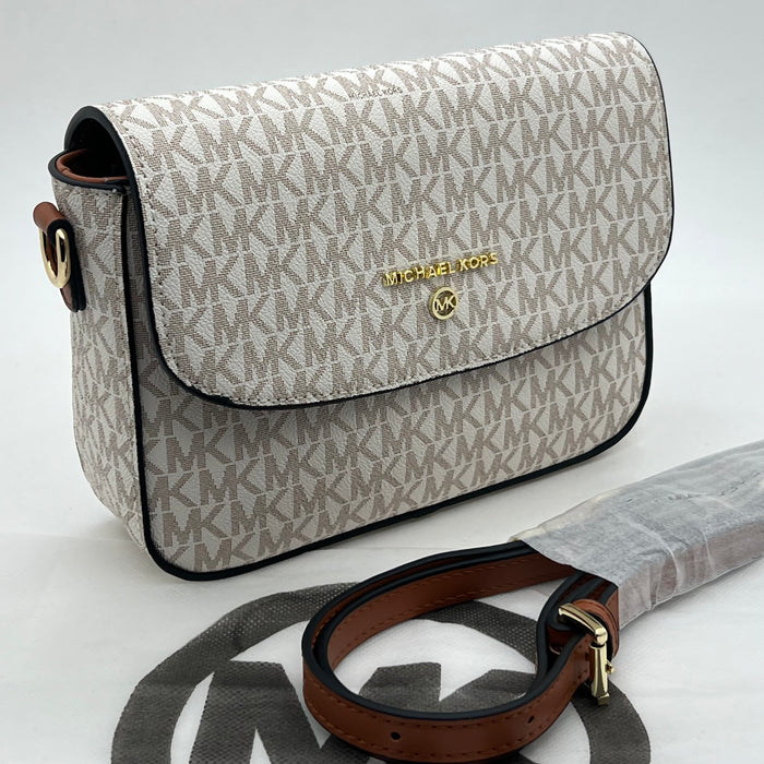 Michael Kors Classic Flap Crossbody – Timeless Signature MK Edition (5 Colors)