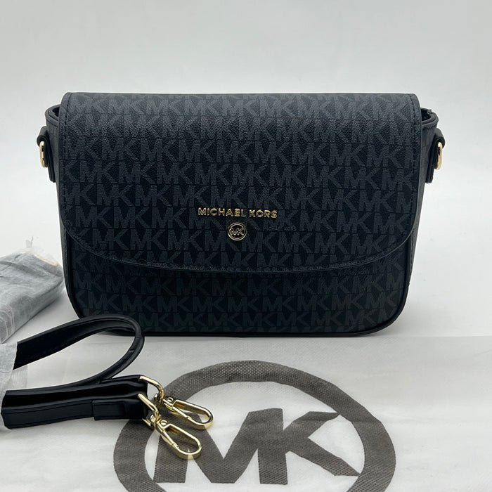 Michael Kors Classic Flap Crossbody – Timeless Signature MK Edition (5 Colors)