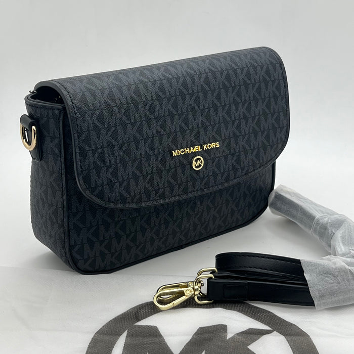 Michael Kors Classic Flap Crossbody – Timeless Signature MK Edition (5 Colors)