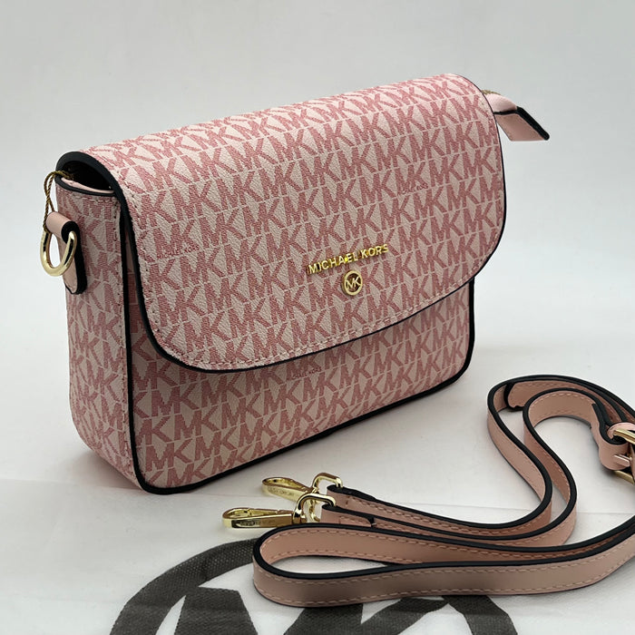 Michael Kors Classic Flap Crossbody – Timeless Signature MK Edition (5 Colors)