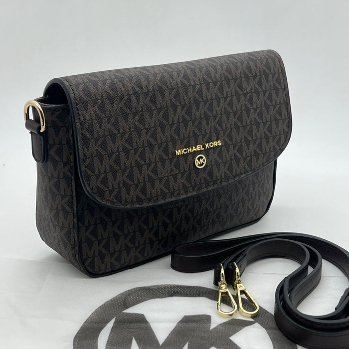 Michael Kors Classic Flap Crossbody – Timeless Signature MK Edition (5 Colors)
