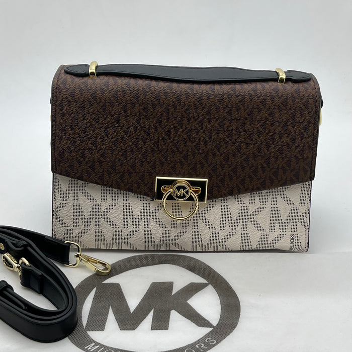 Michael Kors Hamilton Signature Lock Crossbody Bag