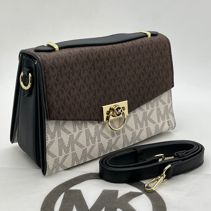 Michael Kors Hamilton Signature Lock Crossbody Bag