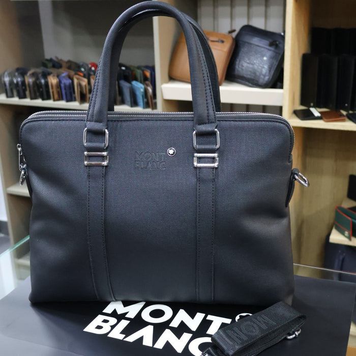 Montblanc PU Leather Laptop Bag