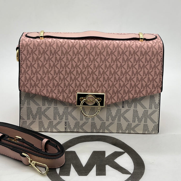 Michael Kors Hamilton Signature Lock Crossbody Bag