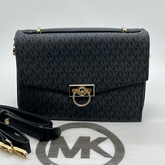 Michael Kors Hamilton Signature Lock Crossbody Bag