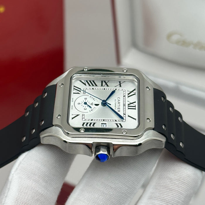 Cartier Santos Automatic Watch 40MM – Rubber Strap Edition