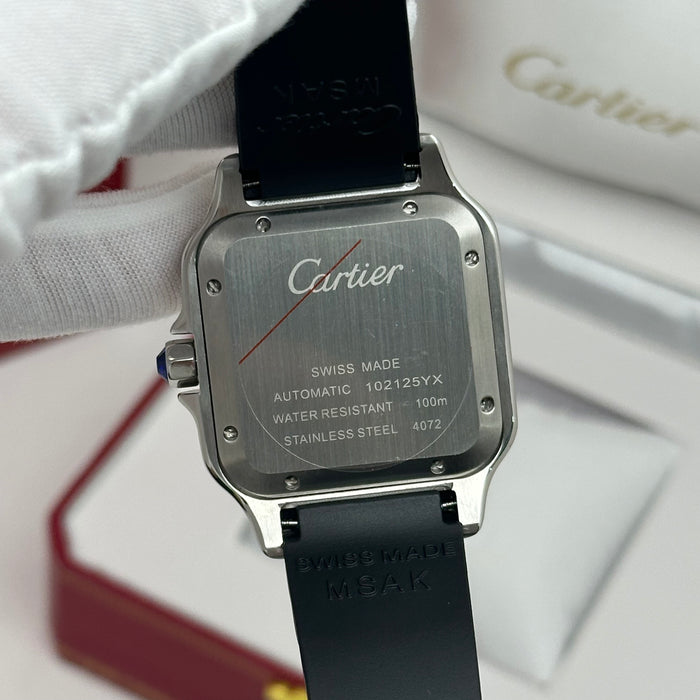 Cartier Santos Automatic Watch 40MM – Rubber Strap Edition