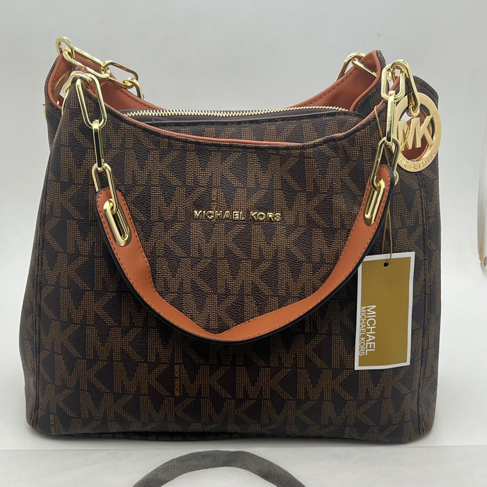 Michael Kors Signature Brown Shoulder Bag – Classic Luxury Edition
