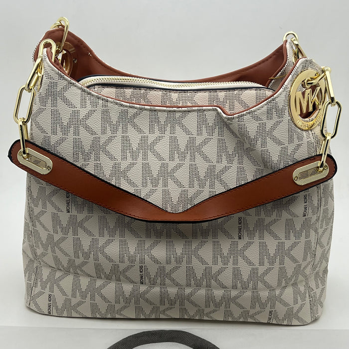 Michael Kors Signature Brown Shoulder Bag – Classic Luxury Edition