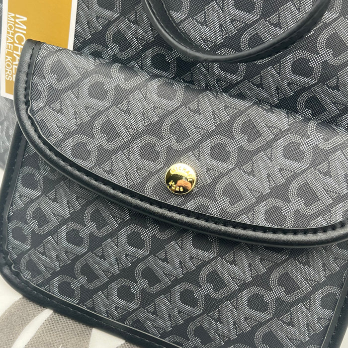 Michael Kors Signature Tote Bag Set – 2-in-1 Luxury Edition (Bag + Crossbody)