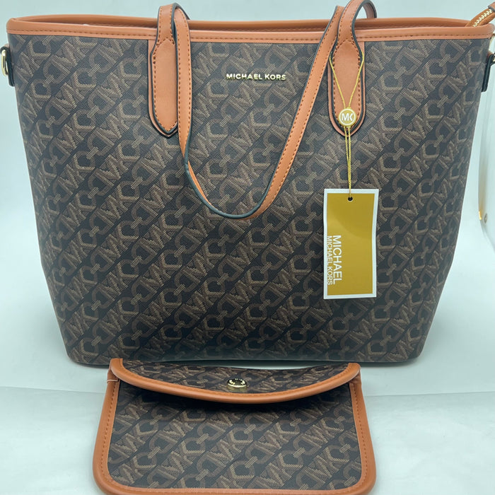 Michael Kors Signature Tote Bag Set – 2-in-1 Luxury Edition (Bag + Crossbody)