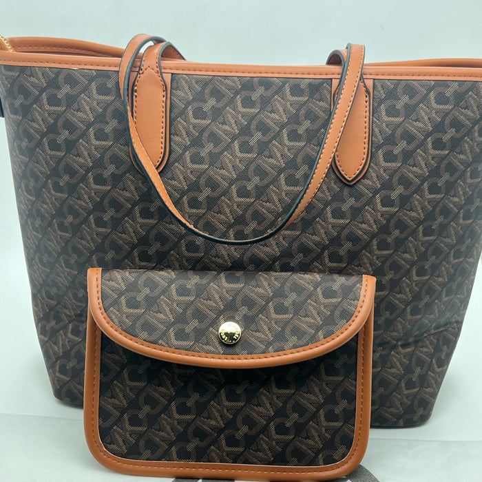 Michael Kors Signature Tote Bag Set – 2-in-1 Luxury Edition (Bag + Crossbody)