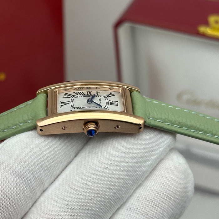 Cartier Tank Mini Rose Gold 24MM – Multi Color Leather Editions