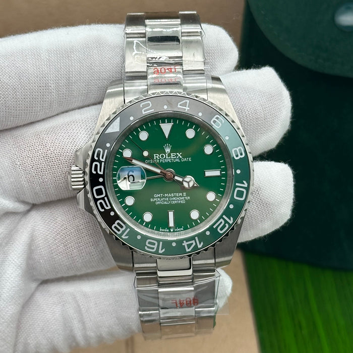 Rolex GMT-Master II – Stainless Steel with Green Dial (5A+)