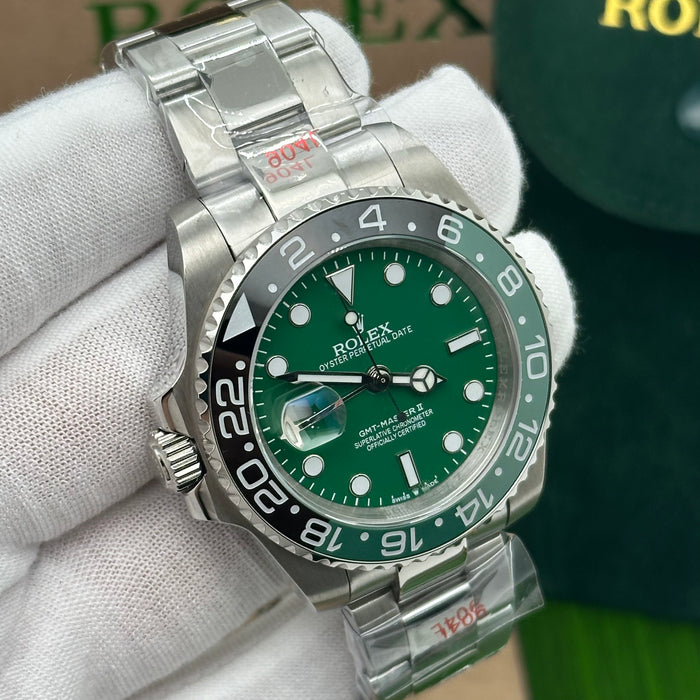 Rolex GMT-Master II – Stainless Steel with Green Dial (5A+)