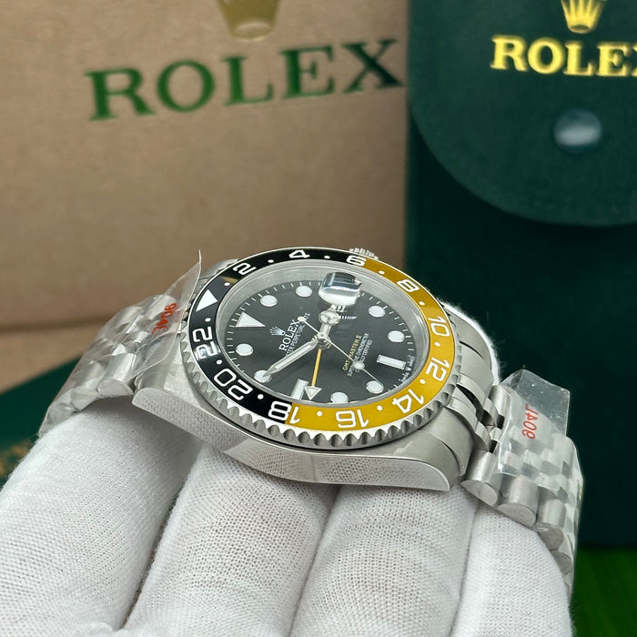 Rolex GMT-Master II “Sprite / Gold & Black” – Stainless Steel (Ref. 126713GRNR) (5A+)