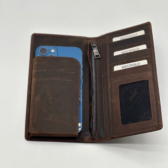 Original West Polo Long Leather Wallet