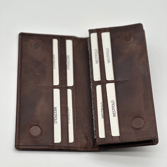 Original West Polo Long Leather Wallet