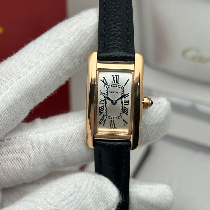 Cartier Tank Mini Rose Gold 24MM – Multi Color Leather Editions