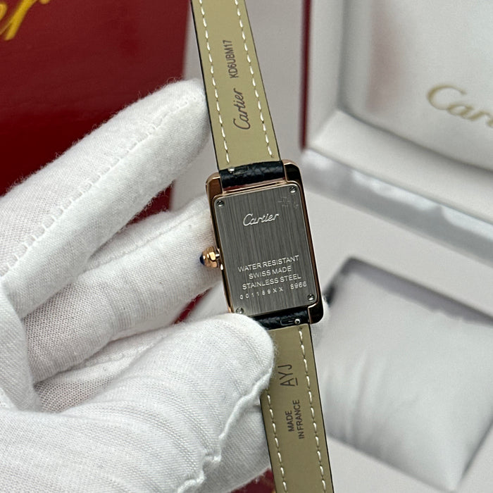 Cartier Tank Mini Rose Gold 24MM – Multi Color Leather Editions