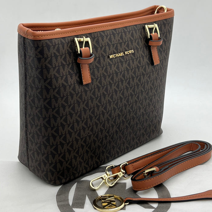Michael Kors Signature Minimal Tote Bag – Elegant Monogram Crossbody
