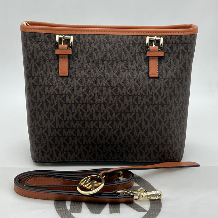 Michael Kors Signature Minimal Tote Bag – Elegant Monogram Crossbody