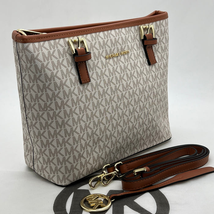 Michael Kors Signature Minimal Tote Bag – Elegant Monogram Crossbody