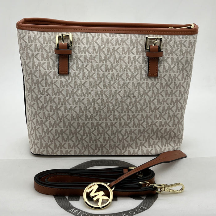 Michael Kors Signature Minimal Tote Bag – Elegant Monogram Crossbody