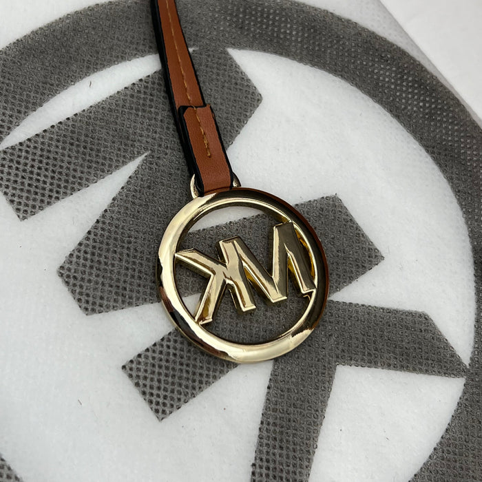 Michael Kors Structured Tote Handbag – Elegant Monogram Office Style