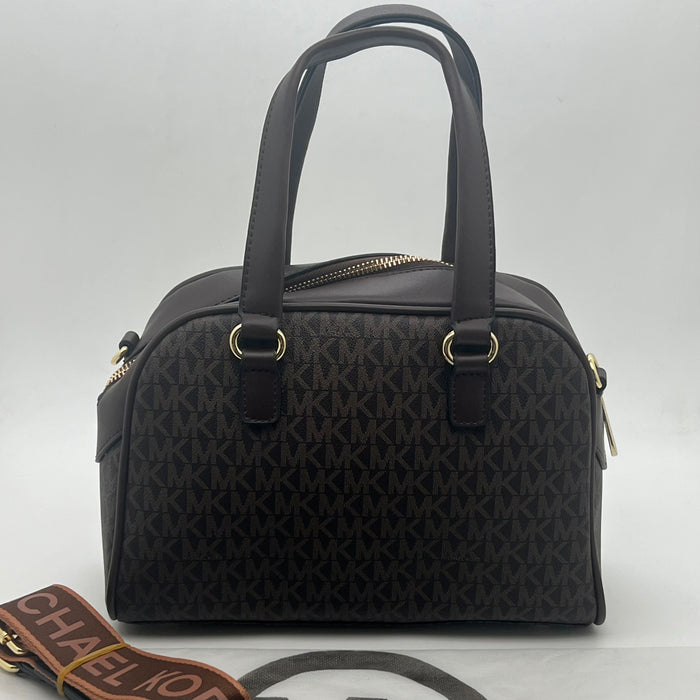 Michael Kors Chain Boston Bag – Trendy Luxury Satchel