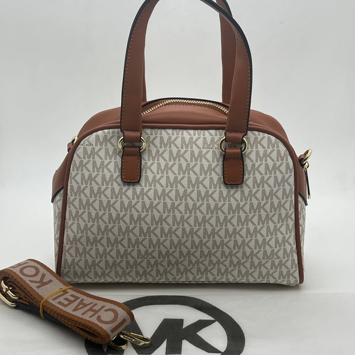 Michael Kors Chain Boston Bag – Trendy Luxury Satchel