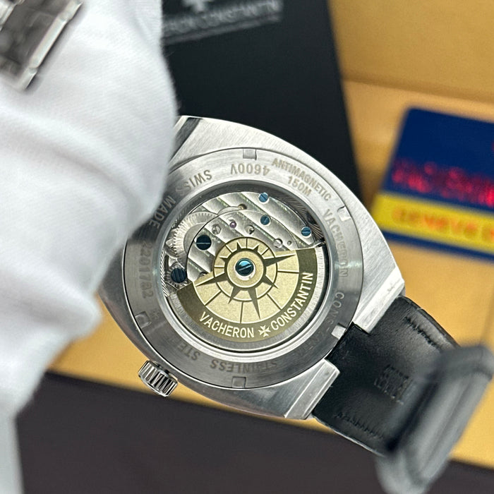 Vacheron Constantin Overseas Tourbillon Black Dial Stainless Steel Watch