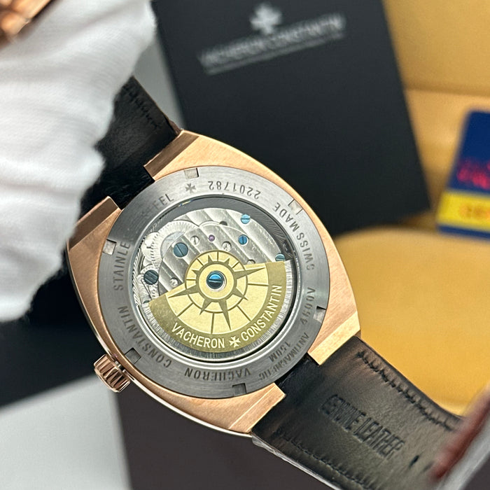 Vacheron Constantin Overseas Tourbillon Rose Gold White Dial Watch