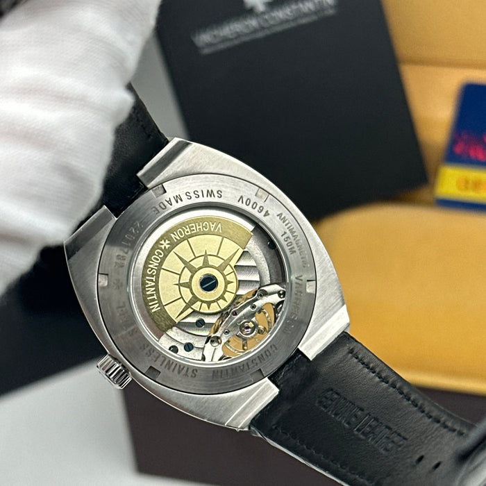 Vacheron Constantin Overseas Skeleton Tourbillon Silver Steel Watch