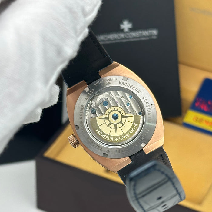 Vacheron Constantin Overseas Tourbillon Rose Gold Blue Dial Watch