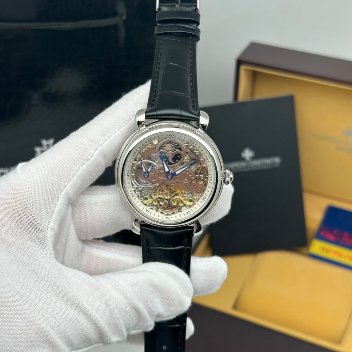 Vacheron Constantin Skeleton Moonphase Tourbillon – Silver Edition