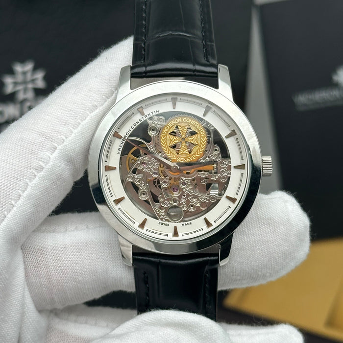 Vacheron Constantin Openworked Mechanical Skeleton – Silver Dial