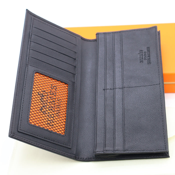 Hermès Genuine Leather Long Wallet