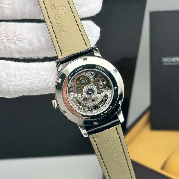 Vacheron Constantin Openworked Mechanical Skeleton – Silver Dial