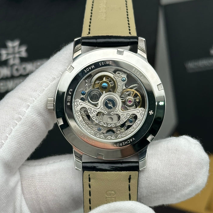 Vacheron Constantin Openworked Mechanical Skeleton – Silver Dial
