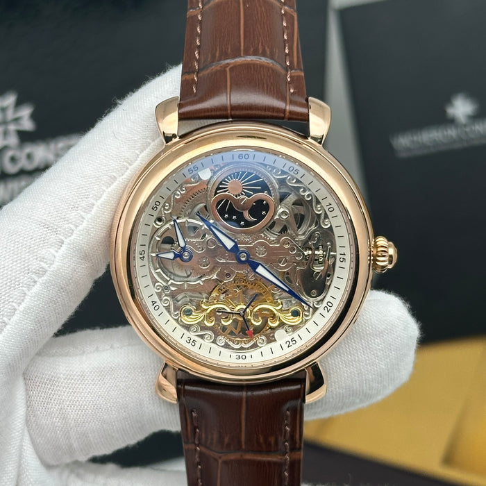 Vacheron Constantin Openworked Mechanical Moonphase – Rose Gold